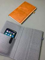 A5 notebook with flap