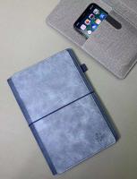 A5 notebook with flap