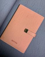 A5 notebook + magnetic metal  closured