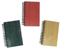 Bamboo notebook, bamboo notepad, writing pad.