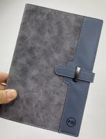 A5 notebook with metal embellishment