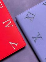 A5 Notebook with Patched PU + deepened colored PU