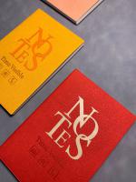 A5 Notebook with Patched PU + colored changing PU