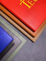 A5 Notebook with Patched PU + colored changing PU