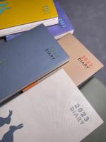 A5 Notebook with Patched PU + colored changing PU