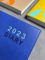 A5 Notebook with Patched PU + colored changing PU