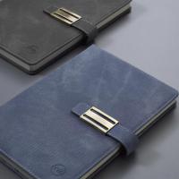 PU notebook with metal accessories