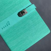 PU notebook with metal accessories