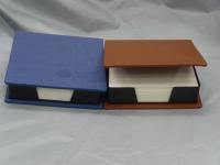 Notepad with PU box.